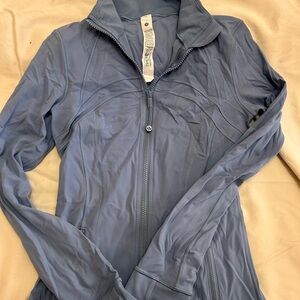 lululemon athletica Light Blue Full-Zip Bomber Jacket “Utility Blue”